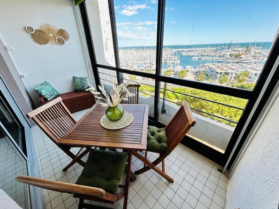 Studio Chic & Cosy Vue Mer, Clim, Parking La Grande Motte Luaran gambar