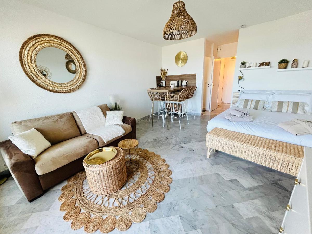 Studio Chic & Cosy Vue Mer, Clim, Parking La Grande Motte Luaran gambar